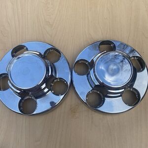 1988-98 OEM OBS Chevy Chevrolet GMC 5 Lug Chrome Center Cap 46254 Set of 2